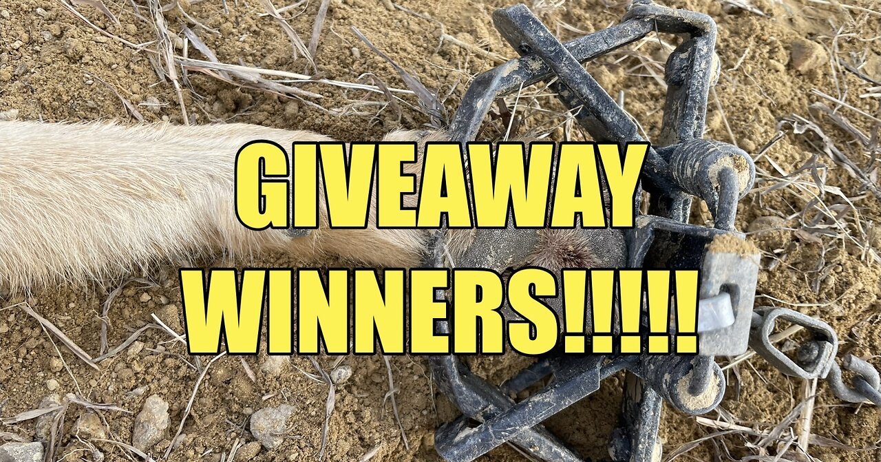 GIVEAWAY WINNERS!!!