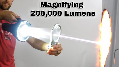 Exploring the Power of the World's Brightest Flashlight: 200,000 Lumens Unleashed"