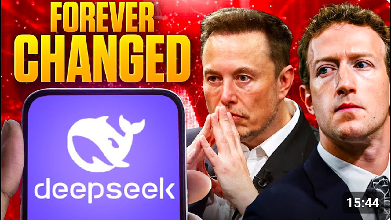 China’s New AI Model DeepSeek Just Won the Tech Race...American CEOs in Shock!