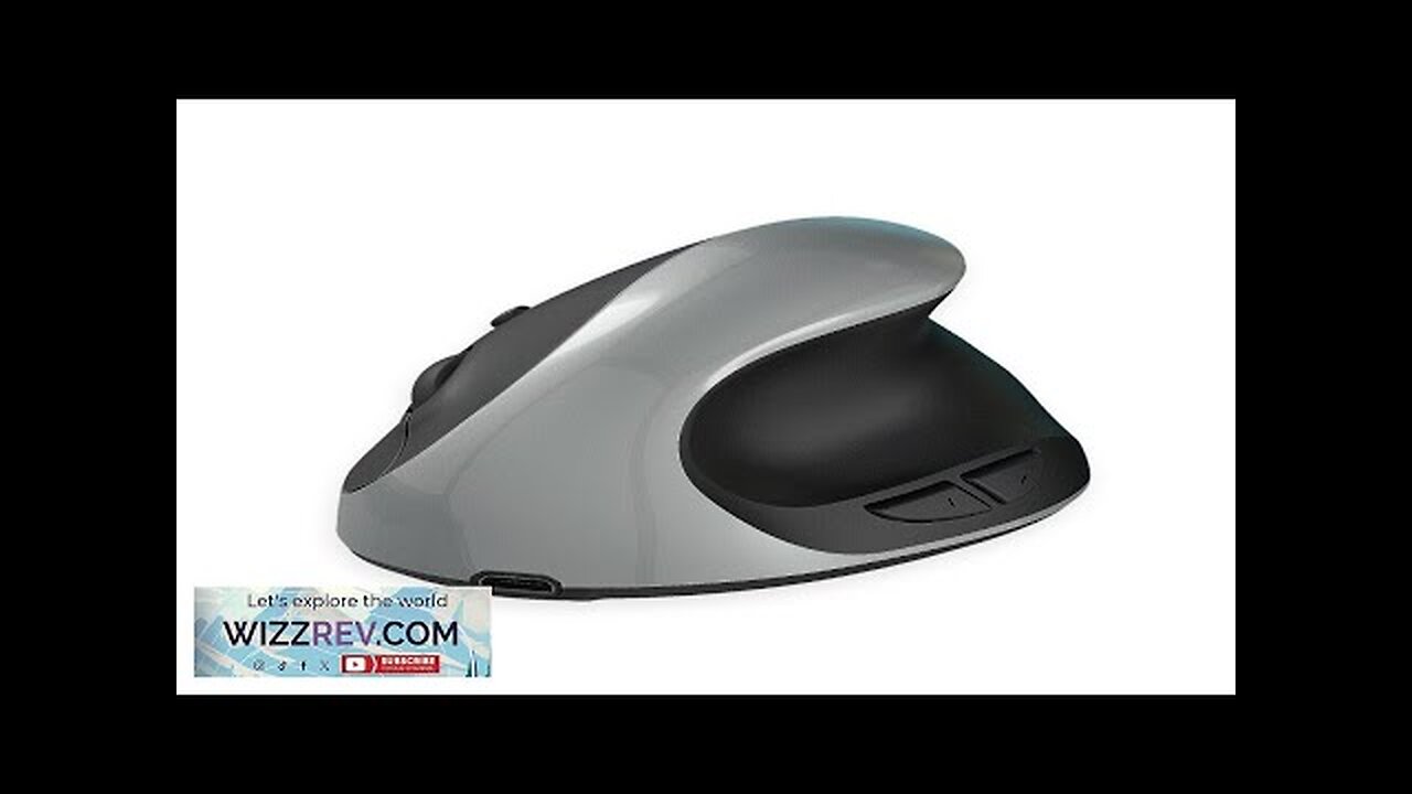 HXSJ 2.4GHz Wireless Mouse Rechargeable Ergonomic 800-2400DPI Adjustable Silent Click Review