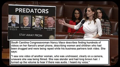 Rep. Nancy Mace exposes RAPISTS on the House floor! - Monday, February 10, 2025