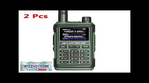 2Pcs Green Baofeng UV-17 Pro GPS Handheld Walkie Talkie Six Bands Wireless Review