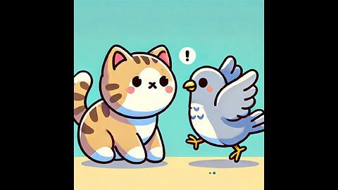 "Cute & Funny Cat and Pigeon Interactions! 🐱🐦"