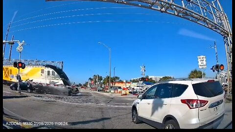 Train Collides With Car After Driver Runs Red Light In North Miami Beach