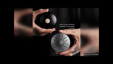 Hluru Mini Glucophone 3 Inch 6 Notes Steel Tongue Drum Handpan Ethereal Review