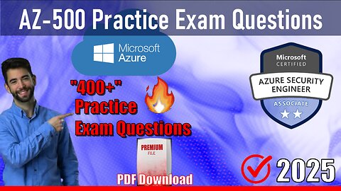 Microsoft Azure Security Engineer Associate | AZ-500 | Exam Questions 2025