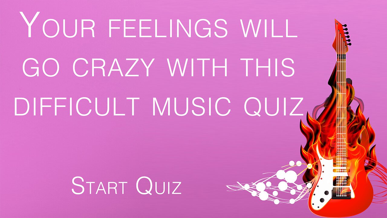 Difficult Music Quiz