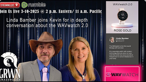 Linda Bamber & Kevin Hoyt Streaming Live 3-10-2025 @ 2 p.m. Eastern/ 11 a.m. Pacific