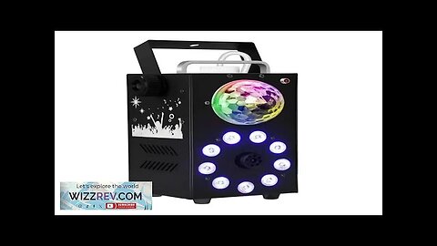 700W Fog Smoke Machine with Remote Control & Disco Ball Light Review