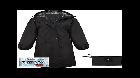 SaphiRose Women's Long Rain Jacket Waterproof Lightweight Hooded Raincoat Review