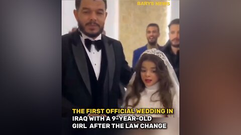 Iraq's first official wedding with a 9-year-old girl