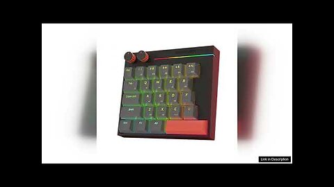 Hitboy HK25 Magnetic Gateron Switch Mechanical Gaming Keyboard Wired 25 Key+2 Knob Review