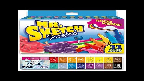 Mr. Sketch 2054594 Scented Watercolor Marker Broad Chisel Tip Assorted Colors 22/Pack Review