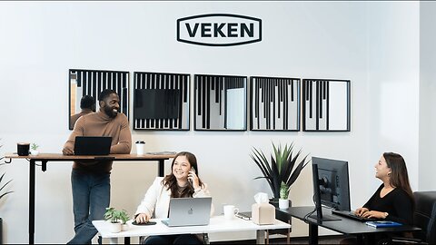 Veken 47.2 Inch Electric Standing Desk