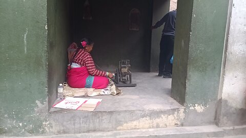 Charkhaa... a nepali traditional thread webbing tool