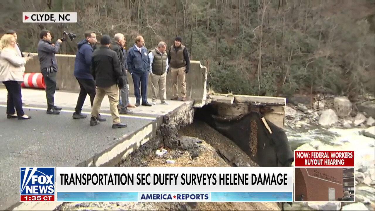 Transportation Secretary Duffy Visits North Carolina And Surveys Hurricane Damage