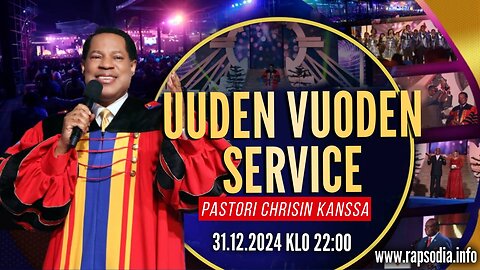 Uuden vuoden service Pastori Chrisin kanssa 31.12.2024