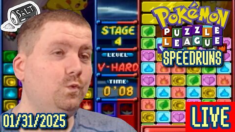 [Pokémon Puzzle League Speedruns] Friday Night Salt Mines: Last PPL Stream For a Bit Edition, Doods!