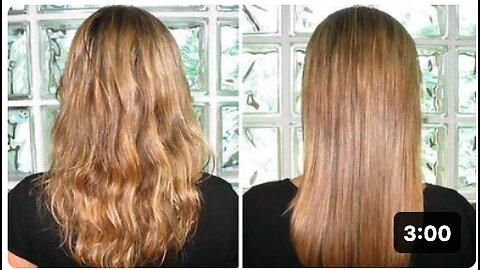 Permanent Hair Straightening at Home With Natural Ingredients