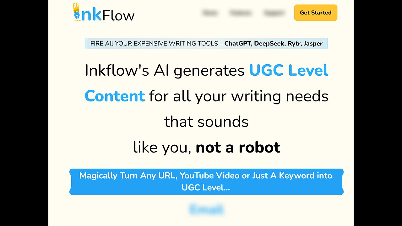 Inkflow Overview: The AI writing tool that creates authentic UGC content, just like you would.