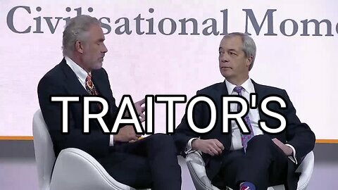 World Economic Forum Judas Goats Jordan Peterson interviews Nigel Farage at ARC 2-18-2025
