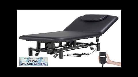 VEVOR Professional Electric Lift Massage Table 0-45° Adjustable Backrest Medical Table Review