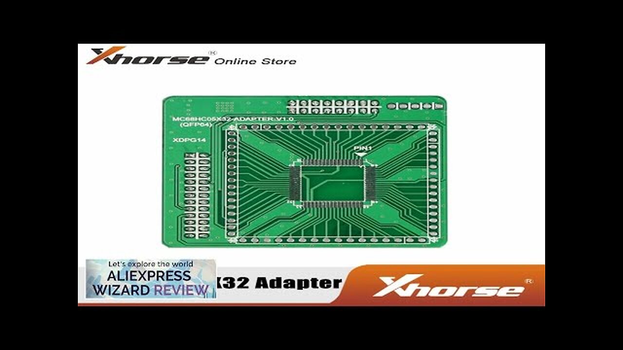 Xhorse XDPG14CH MC68HC05X32(QFP64) Adapter for VVDI PROG Review