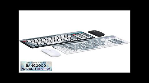 ZYG-806 Mini Wireless Punk Keyboard Mouse Set 2.4G+BT Dual Mode Keyboard Review