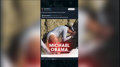 Mike Obama is a Man - Alex Jones on X