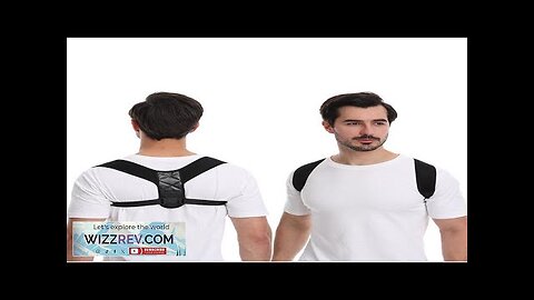 KALOAD Adjustable Back Support Invisible Shoulder Posture Corrector Unisex Spine Neck Health Review