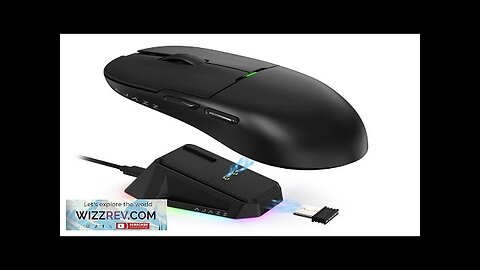 AJAZZ AJ159P E-sports Game Mouse Dual Mode Wireless PAW3395 Sensor 2.4G/Wired 56g Review