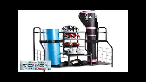 VEVOR Golf Storage Garage Organizer 2 Golf Bag Storage Stand Holder Review