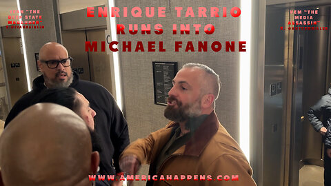 EXCLUSIVE ! Enrique @nobleone Tarrio, and @IvanRaiklin , run into Michael Fanone 