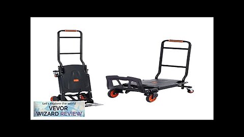 VEVOR Aluminum Hand Truck 2 in 1 300 lbs Load Capacity Heavy Review