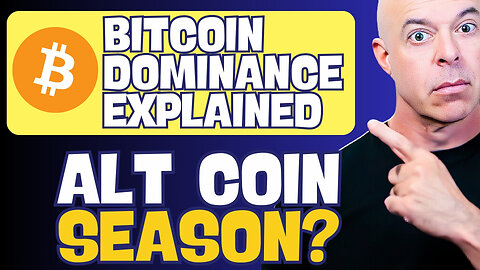 Crypto Alt Coin Season Start? When Will It End? Bitcoin Dominance Knows!