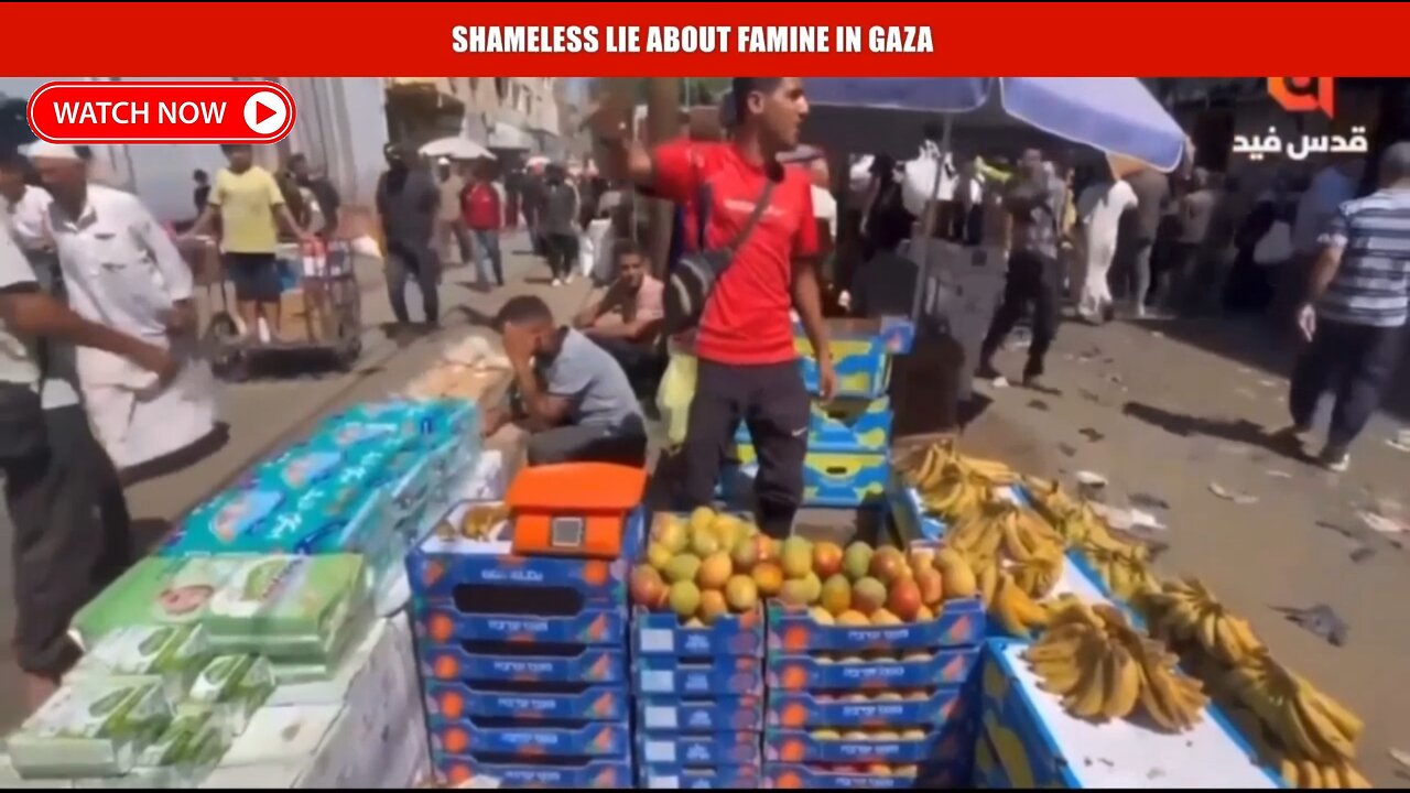 Shameless lie by United Nations terrorists about famine in Gaza