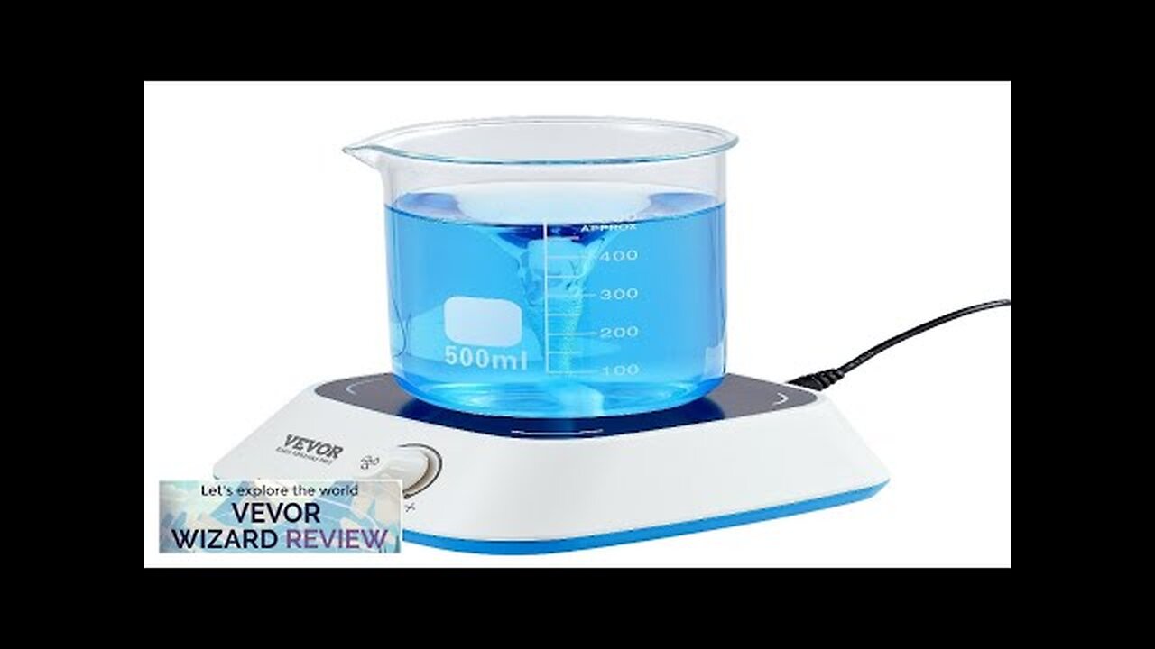 VEVOR Magnetic Stirrer 0-2000 RPM Stir Plate with Adjustable Speed Knob 3000mL Review