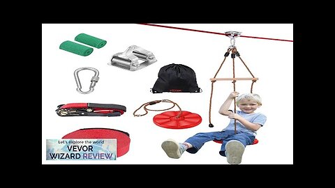 VEVOR Zipline Kit for Kids and Adult 65 ft Zip Line Kits Review