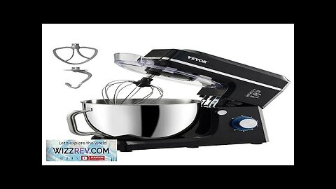 Stand Mixer 8.3 QT Electric Dough Mixer 660W 6 + P Speeds Review