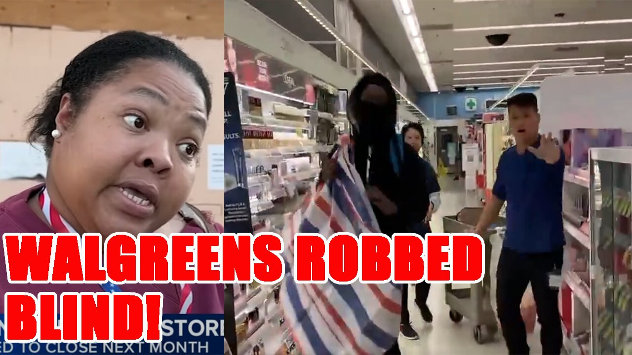 Black Woman PANICS as Walgreens SHUTS DOWN 12 San Francisco stores due to HIGH CRIME!