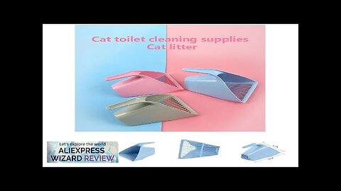 New 1 Pcs Cat Litter Shovel Pet Cleaning Tool Plastic Scoop Cat Review