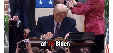 TRUMP REMOVES 78 BIDEN ACTIONS ON DAY ONE!