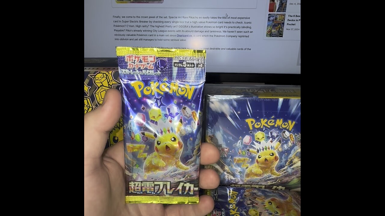 Pokemon Super Electric Breaker Pack Openings! #pokemon