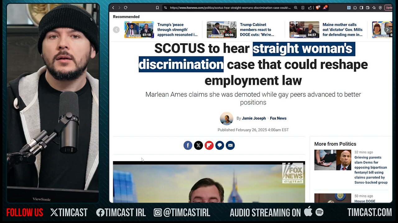 Trump DOJ Just NUKED DEI, SCOTUS Sides With WHITE WOMAN Who Lost Job For NOT BEING GAY