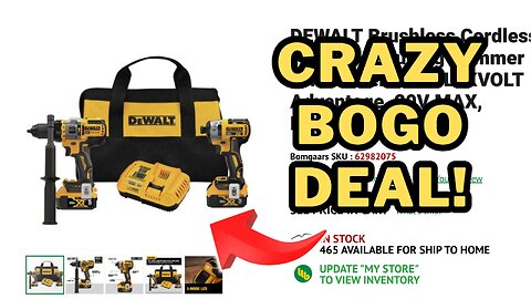 MASSIVE DeWalt Tool Deal at Bomgaars You Need to See!