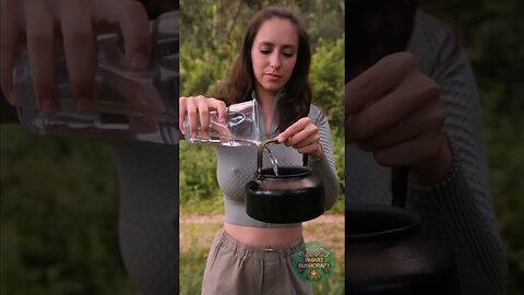 NO dirty water! 💦 Easy DIY filter presented by Kira 🔥 #survival