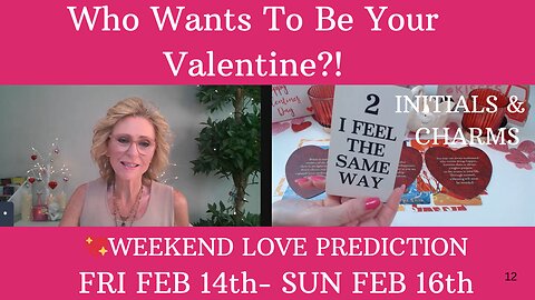 💘WHO WANTS TO BE YOUR VALENTINE?! 💘💌WEEKEND LOVE TAROT🔮📞💌💖FEB 12th- FEB 16th 2025 LOVE TAROT