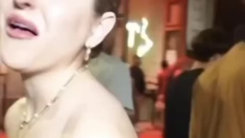 Woman claims any man would kiss her, she gets dared and embarrassed.