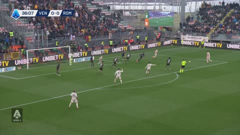 venezia vs roma 0-1 highlights dybala penalty wins it for roma serie A 2024-25