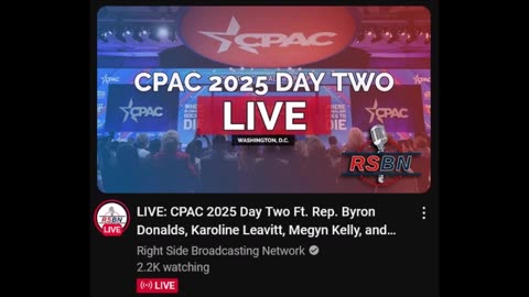 LIVE: CPAC 2025 Day Two